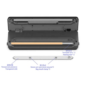 Le Plus Récent Appareil d'Emballage et de Scellage <span class=keywords><strong>Sous</strong></span> <span class=keywords><strong>Vide</strong></span> 2025 pour la Maison et la Cuisine, Scelleuse d'Aliments en Plastique - Product Image 6