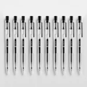 RTS KACO TURBO Black Gel Tinten stifte 0,5mm Fine Point Pen Set Einziehbares, nachfüll bares Büromaterial für Bürobedarf