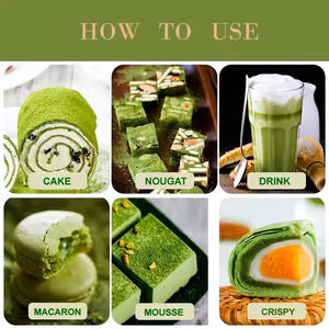 Extrait de poudre de thé vert de marque privée, vente en gros de poudre de Matcha de qualité alimentaire naturelle bon marché, complément alimentaire en poudre de fruit d'açai - Product Image 4