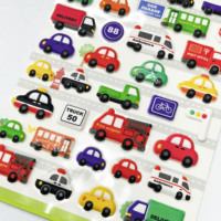 Autocollants adhésifs 3D en vinyle silicone personnalisés, imprimés avec logo, imperméables, effet gonflé, époxy, colorés, pour voiture