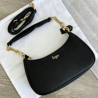 Sac Hobo Vintage Femme Personnalisé 2026 avec Logo, en Similicuir Lisse de Haute Qualité, Sacs de Créateur