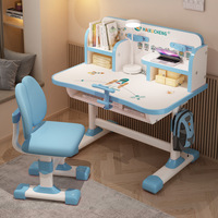 Ensemble bureau et chaise d'étude pour enfants, prix abordable, vente directe d'usine, idéal pour les écoliers et les jeunes filles.