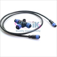 Cable de alimentación N2K con kits en T 4 vías NMEA 2000 a Cable de motor Yamaha IP67 M12 a Cable Deutsch Arnés terminador en forma de Y