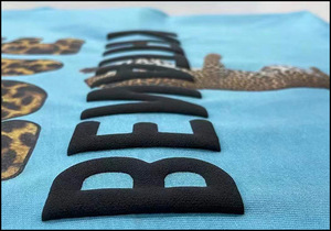 Real 3D Heat Transfer Film Printable <strong>Puff</strong> <strong>Vinyl</strong> Wholesale for Plotter Easy Cutting Machine - Product Image 3