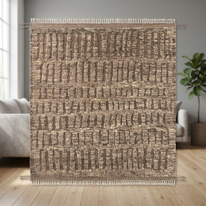 Traditional Moroccan Hand-Knotted Wool Area Rug Rectangle <b>Carpet</b> Custom Thickness Multi-Purpose Custom Care - Product Image 4
