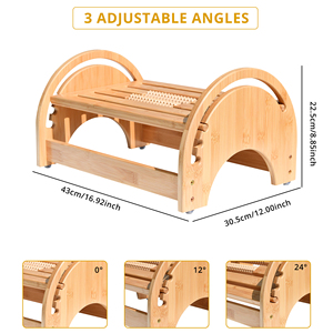 Tối giản thủ công cao cấp sang trọng tre có thể điều chỉnh chiều cao chân phần còn lại cho dưới bàn nghiêng Hội Đồng Quản trị tại nơi làm việc thiết kế tiện dụng - Product Image 2