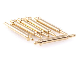 फ्लोटिंग डबल हेड पोगो पिन कनेक्टर 12.5 मिमी ऊंचाई दोहरे वसंत लोड डबल-एंडेड - Product Image 2