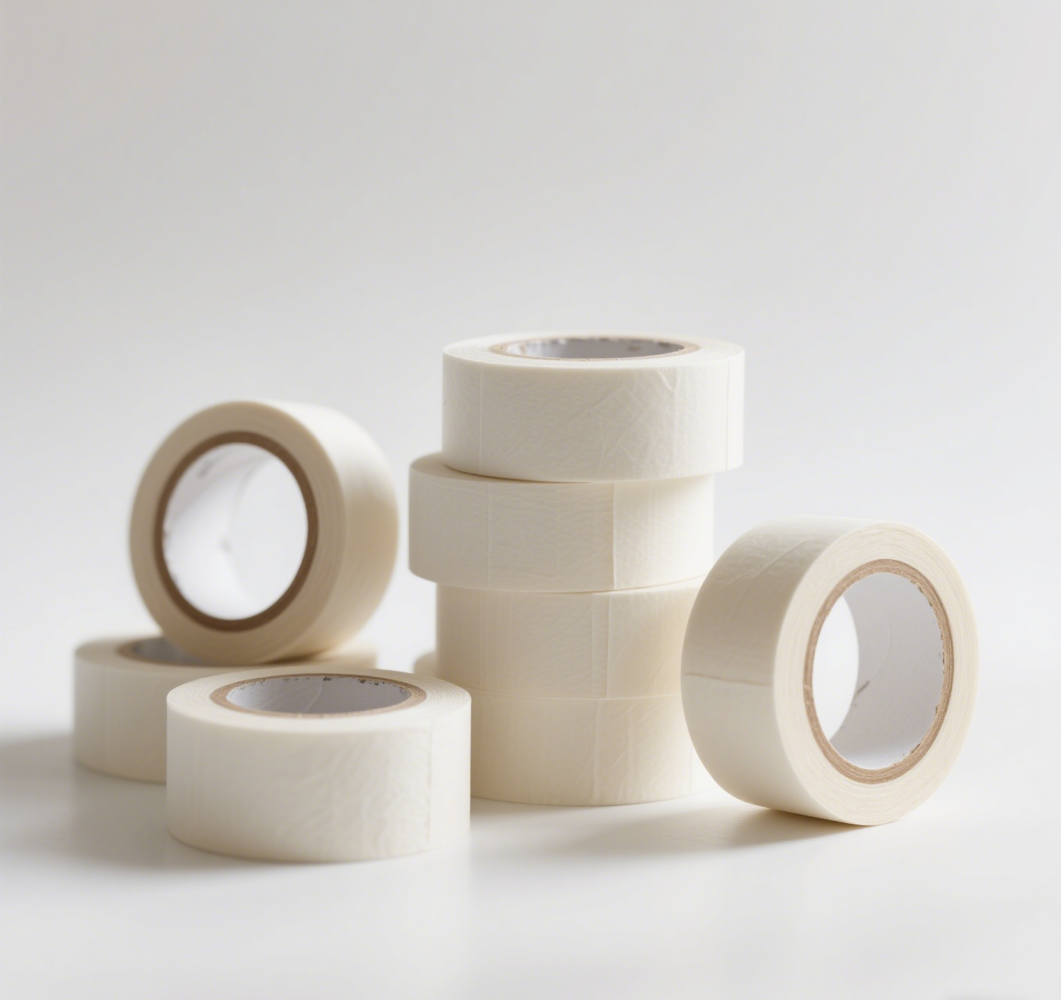 Self Adhesive Maskin Tape Roll 50 mm Jumbo Roll Rubber Color Paper Tape