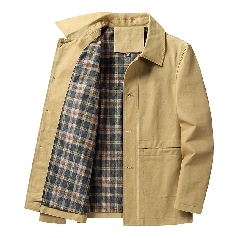 Fashionable Men's Coat Men's Spring & Fall Jacket Business Casual Men's Cotton Jacket Top Wholesale