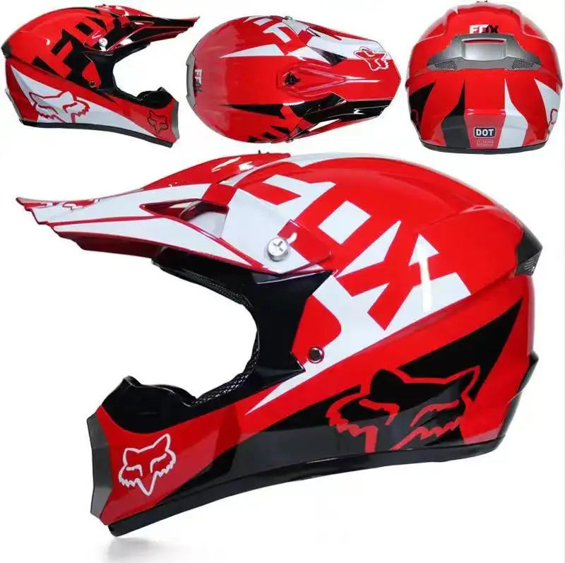 Safety Youth Adults Full Face Motocross Helmets for Kids Motorcycles Cross Helmet with DOT