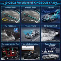 Versión 2026 Escáner OBD2 EDIAG YA101, Lector de Códigos Automotriz, Herramienta de Diagnóstico OBD2 con Control Bidireccional para Todos los Motores de Automóviles OBD2