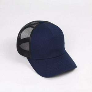 Custom 6 Panel Mesh Trucker Baseball Cap Cotton Mesh Hat Breathable Adjustable Outdoor Sports Headwear Lightweight Casual Summer - Product Image 1