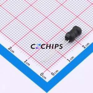 Inductor de Potencia XR4*6-682K-L, Componente de Montaje en Orificio (THT), D6xL8.5mm 6.8mH 10% 35mA 62.1Ohm - Product Image 2