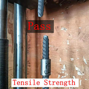 Выгодная цена! Соединитель для арматуры из углеродистой стали SC45 с прямой резьбой, стандарт DIN, размеры 16-40 мм, для стальной арматуры. - Product Image 4