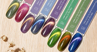 YDC Gel UV Transparent Léger à Attraction Magnétique Précise Effet Œil de Chat Satiné Écologique Séchage Rapide 30s 12ml/15ml/30ml