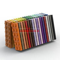 BEBRICKS Série de pièces de construction 3795 Plaque 2x6 Blocs de construction Jouet Pièce de base MOC Ensemble de plaques pour garçons et filles Créer