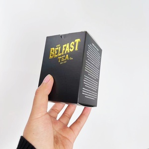 Cailyn Fsc Luxe Reliëf Logo Papieren Doos Voor Infuus Koffie En Theezakje Verpakking Op Maat En Mat Gelamineerd Voedsel Veilig - Product Image 4