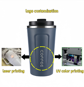 Vaso Térmico de <span class=keywords><strong>Acero</strong></span> <span class=keywords><strong>Inoxidable</strong></span> con Logotipo Personalizado, <span class=keywords><strong>Taza</strong></span> de Viaje Aislada al Vacío para Café, para Usar en Movimiento - Product Image 4