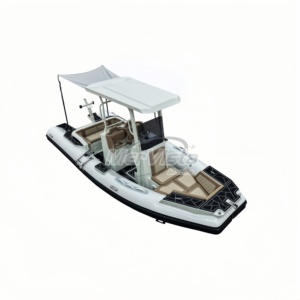 <span class=keywords><strong>Bateau</strong></span> <span class=keywords><strong>de</strong></span> pêche en aluminium économique et fiable <span class=keywords><strong>de</strong></span> 580 cm avec tissu PVC robuste et toit extensible pratique - Product Image 3