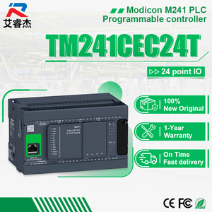 Nuevo controlador programable PLC Modicon M241 TM241CEC24T original con Ethernet, CANopen, PNP, transistor, 24 puntos de entrada/salida IO. - Product Image 1