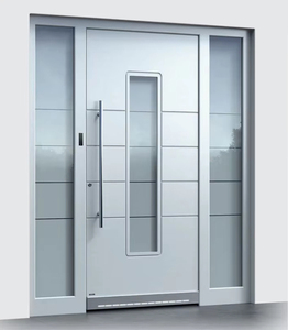 Zs Tùy Chỉnh Thiết Kế Hiện Đại Nhập Lớn Chống Trộm Hợp Kim Nhôm Nhà Lối Vào Phía Trước Trục Bên Ngoài Cửa - Product Image 4