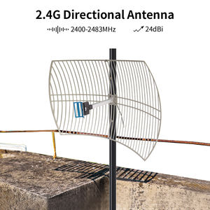 Antena parabólica de rejilla direccional de alta ganancia de 24DBI para exteriores de 2km, antena WiFi de largo alcance de 2,4 Ghz, antena de comunicación de 2km - Product Image 3