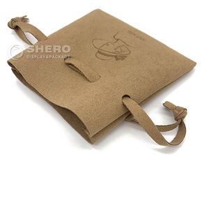 Sac en microfibre cordon bijoux paquet pochette anneau pendentif personnalisé microfibre bijoux paquet poussière pochette - Product Image 3