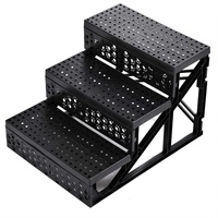 Escaliers pour chiens de petite taille, solides, antidérapants, rampe pour lit ou canapé d'extérieur, amovibles et lavables