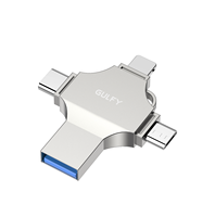 Clé USB OTG personnalisée 4-en-1 Interface Type-C Capacité 32 Go 256 Go 3.0 Clé USB pour iPhone Android Windows