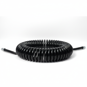 Tuyau spiralé de frein pneumatique M7363401 PA11/PA12 Noir M16x1.5 M18x1.5 F14x1.5 L=7.5m 28 Bobines à découper pour <span class=keywords><strong>Marshall</strong></span> - Product Image 1