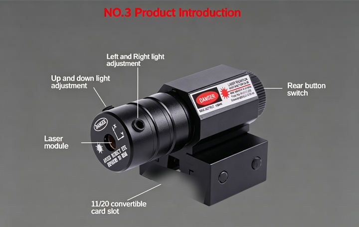 Columator Mini Red Laser Sight Red Laser Collimator Red Laser Sight with Switch ...