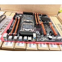 لوحة أم X99 بفتحتين مزدوجتين LGA 2011-3 لمعالجات E5 V3 وذاكرة DDR4 ومنفذ USB 3.0