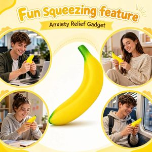 Tendance Jumbo Kawaii Doux Fruit Géant Squishies Banane-Style Squeeze Jouets Soulagement Du Stress Slow Rising Squishies Fidget Toys 14 Ans - Product Image 5