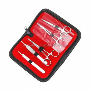 Instrumentos quirúrgicos de acero inoxidable Kit de práctica de sutura Fuente de alimentación manual - Product Image 1