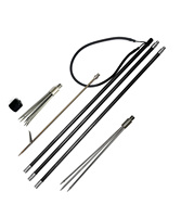 Kit de pêche sous-marine avec lance en acier inoxydable Omer 8FT, canne à pêche 240cm en fibre de carbone, lance manuelle 11FT, perche de plongée Pesca