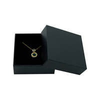 Emballage en papier kraft brun OEM pour bijoux pour bagues, bracelets, colliers, boucles d'oreilles et pendentifs avec avantage UV