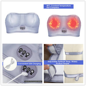 Masajeador de Senos con Carga, Calor y Vibración, Sujetador de Masaje 2024, Crecimiento de Senos, Masaje Electromecánico de Senos - Product Image 6