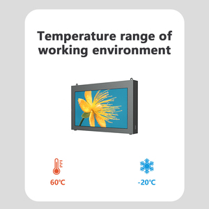 Điều khiển từ xa 55 inch ngoài trời Wall Mount quảng cáo thương mại máy LCD màn hình Thông tin kỹ thuật số biển và hiển thị - Product Image 5
