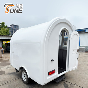 Chariot à café mobile entièrement équipé, remorque de restauration de rue pour glaces, pizzas, grillades, petite remorque de concession à vendre directement d'usine - Product Image 4