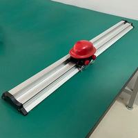 Coupeur manuel coulissant de type B de 1700 mm, robuste, avec plateforme anti-coupure pour la découpe de panneaux KT et de bannières flexibles