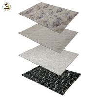 Panneau mural en PVC imperméable effet marbre 4x8 (1220x2440mm) 3,0 mm d'épaisseur, surface haute brillance, design moderne, certifié ISO9001, prix abordable