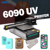 Imprimante à plat UV multifonction 6090 pour pochettes, mobiles, bouteilles en verre personnalisées, PVC, acrylique, céramique, métal – Machine d'impression à effet métallique
