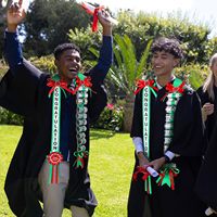 Collier de diplômé Mondon pour la promotion 2026, double tressage, 8 couleurs disponibles