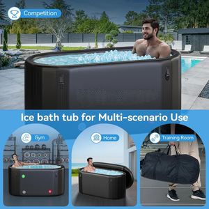 HAPPYGO commerciale su misura portatile esterno esterno bagno di ghiaccio piscina piscina a goccia punto DWF Design per bambini adulti recupero - Product Image 6