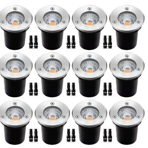 LED Recessed <strong>Deck</strong> <strong>Lights</strong> <strong>Low</strong> <strong>Voltage</strong> 6x6 <strong>Post</strong> <strong>Cap</strong> for Patio Path Garden Railing Landscape Under Eave Garden Lighting - Product Image 4