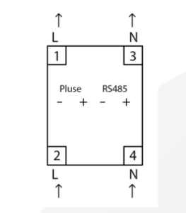 2P Single Phase Energy Meter Din Rail Mount 4G Module RS485 Remote Reading Electric Power Monitoring Device Class1 100A - Product Image 3