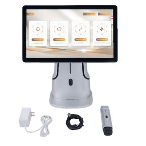 Analyseur de peau et de cuir chevelu AI avec écran tactile, construction en ABS et métal, version sans fil pour les soins capillaires - Product Image 1