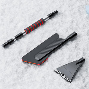 SuiTu Pelle à neige télescopique avec brosse et manche pour pare-brise de voiture, utilisation hivernale, ABS, PC, alliage d'aluminium - Product Image 1