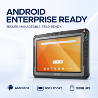 Tablette industrielle robuste Getac ZX10 10,1 pouces, 8 Go de RAM, 128 Go de stockage, processeur Qualcomm Octa Core, écran tactile capacitif