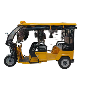 Tuk-Tuk Électrique Élégant 2025, 501-800W, Trois Roues, Couleur Personnalisable, Matériau en Fer, 48V, Ouvert, 4 Passagers, Autonomie 30-50km - Product Image 3